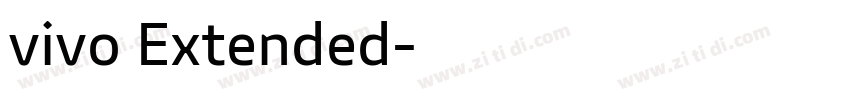 vivo Extended字体转换